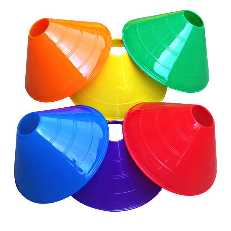 圆顶标志桶 幼儿园早教儿童感统塑料游戏路障标志物 过河石踩踏石