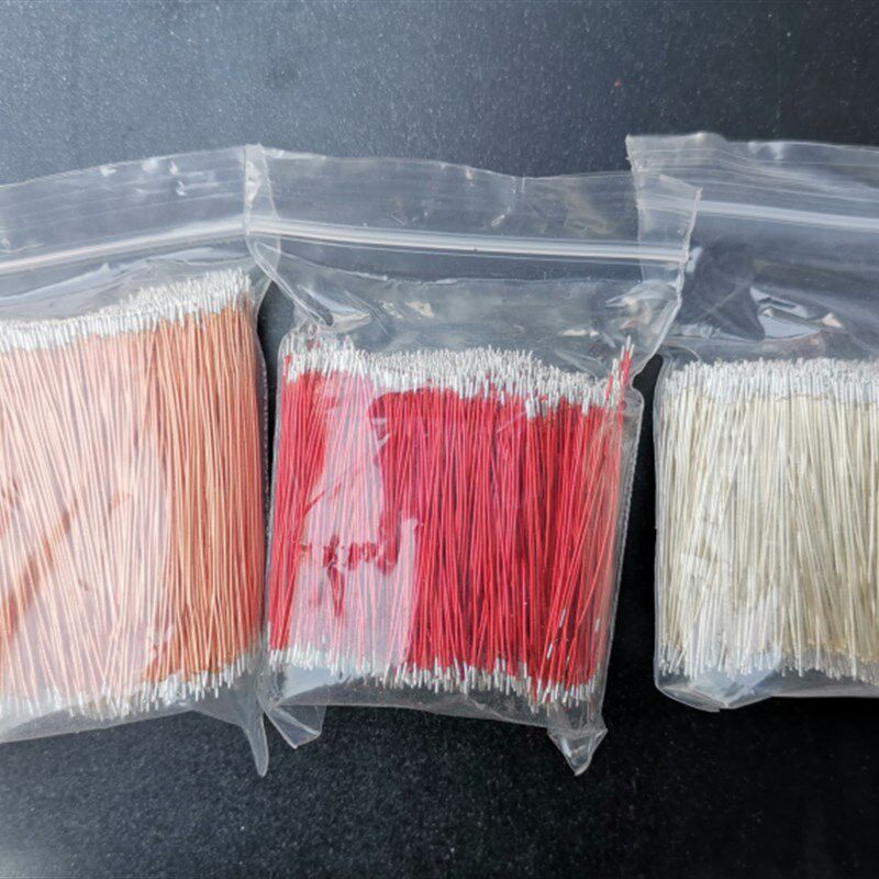 灯带补电焊接发光字连接线 迷你补电接线双头带锡漆包线字内跳线