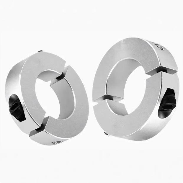 铝合金固定环分离型光轴夹紧器套圆管圆棒夹抱箍环管卡轴套锁轴器