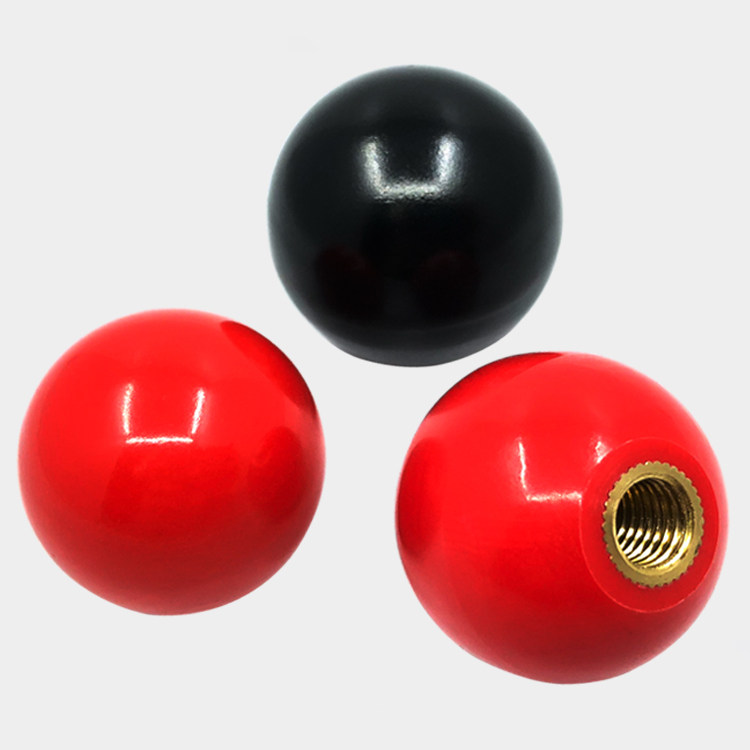 手柄球胶木酚醛树脂球型握柄C-PCA6/8/10/12-20/25/30/35/40-R/B