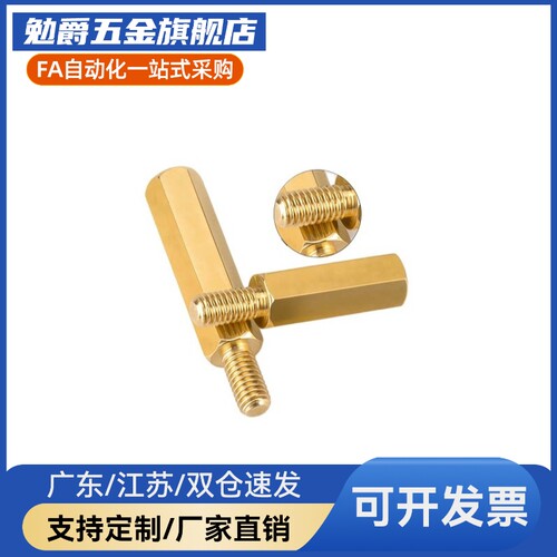 TBJ21-M3/M4/M5-L4/L5/L6/L8/L10/L12/L14/L16单通隔离柱六角铜柱