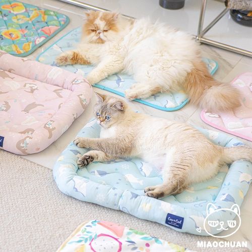 喵川铺子夏季猫窝冰垫凉席凉感猫窝猫垫子狗窝夏天降温冰窝