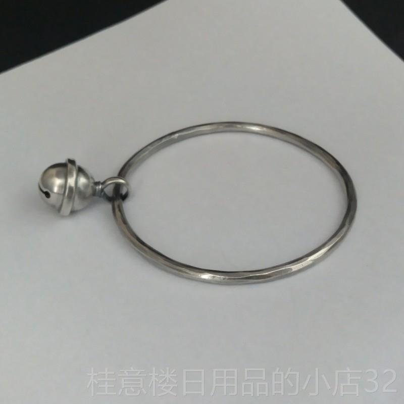 高档时尚复古做铃民族风银闭口款足银手工原旧创私人订制999纯铛