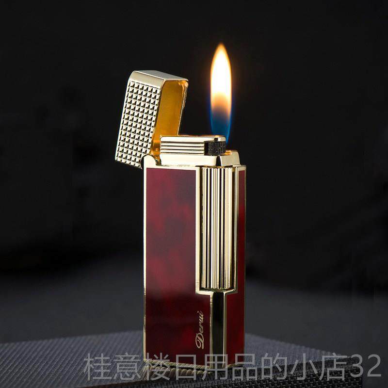 正品磨轮打火机气长版窄款侧气滑银色雕刻男士烟充具礼品充砂轮打