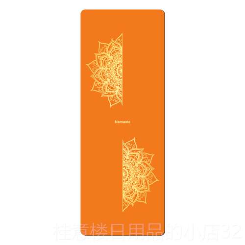 高档天然橡胶热瑜长伽垫冲压瑜伽垫18368宽5毫米Pu大亨防的滑垫可