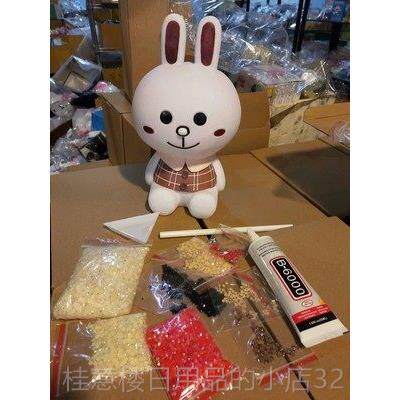正品手DY钻石粉色女孩独兽角饰品粉色I可爱的礼物情人节工礼物工