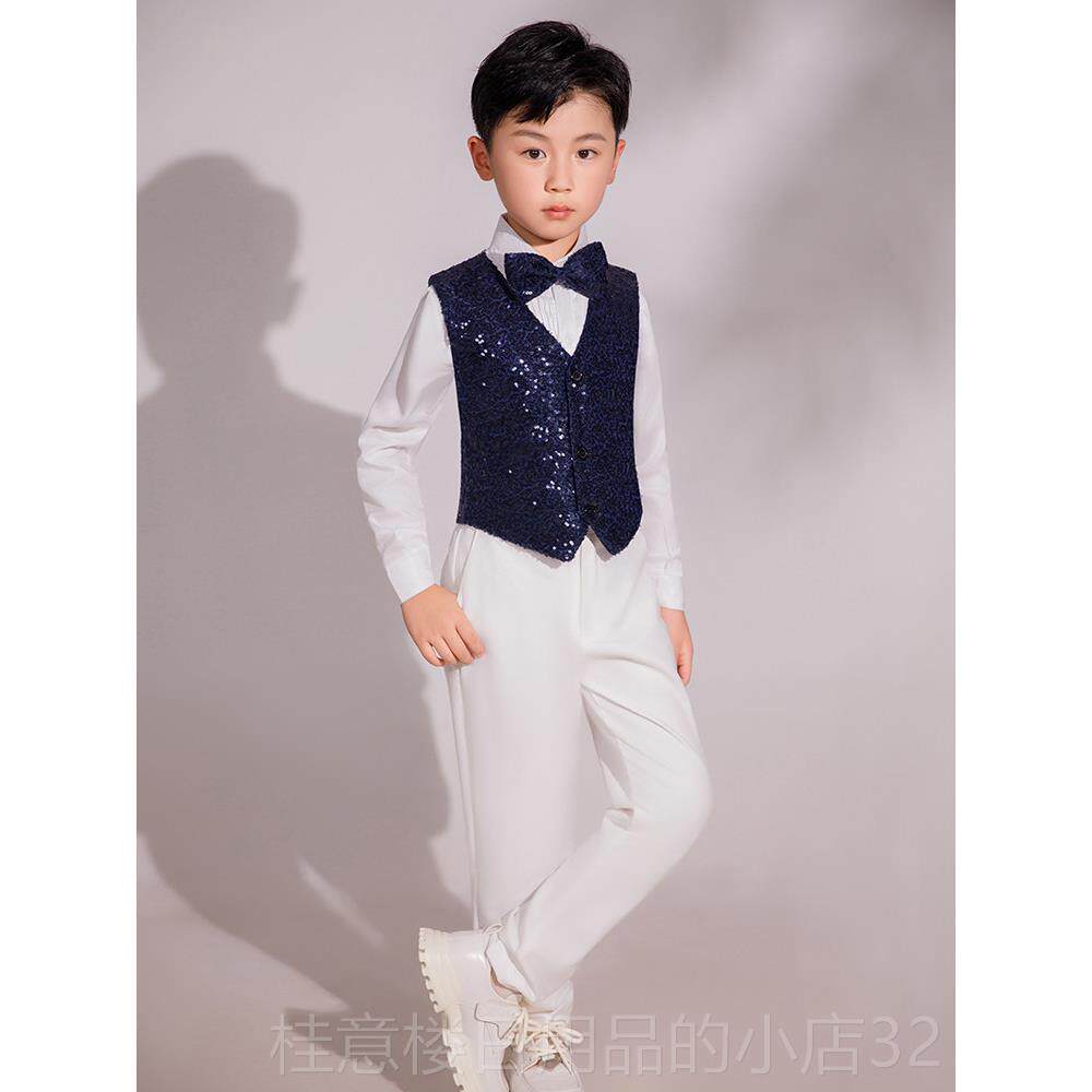 正品学原创少儿合唱诵舞团中小生诗歌朗歌唱祖国蹈比赛表演服装短