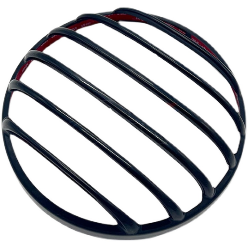 适用于轻骑大韩GV300S 改装复古栅栏大灯罩 车灯保护罩 亮黑色