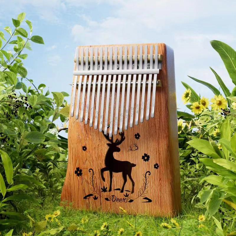 匠聆卡林巴17音儿童学生拇指琴复古21音手指钢琴初学入门五指琴