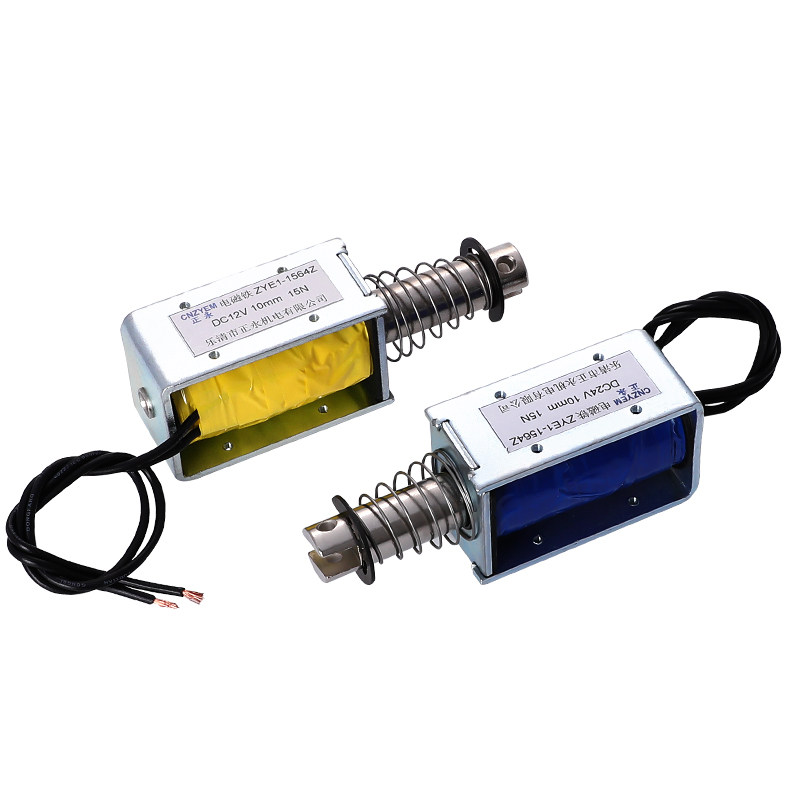 贯穿式 推拉式 框架式 电磁铁ZYE1-1564Z 直流12V24V 行程25MM