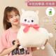 高档会按 猪抱小枕公仔玩偶卡通部娃娃摩女背部腰颈椎按摩器枕头