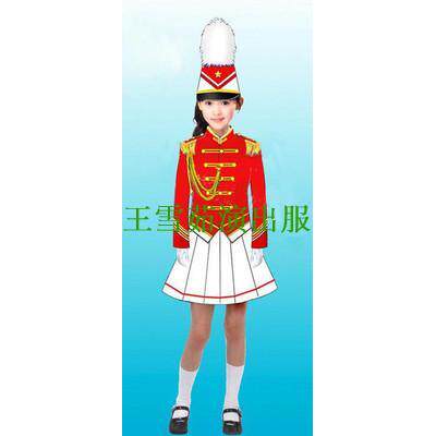 正品采购产品中，小学生儿童鼓队服，棒球队鼓乐新队表制演服装升