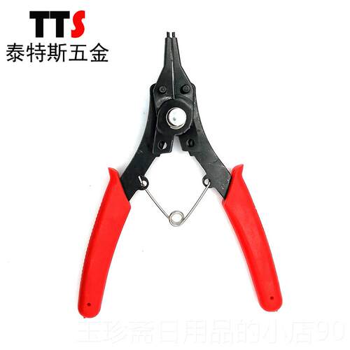 正品多功四能 卡簧 挡圈钳子 轴用卡簧孔用卡簧钳件套装五金工具