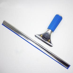 正品不锈钢式玻璃扣刮水器地刮刀业擦窗器物酒店家庭专用保洁更胶