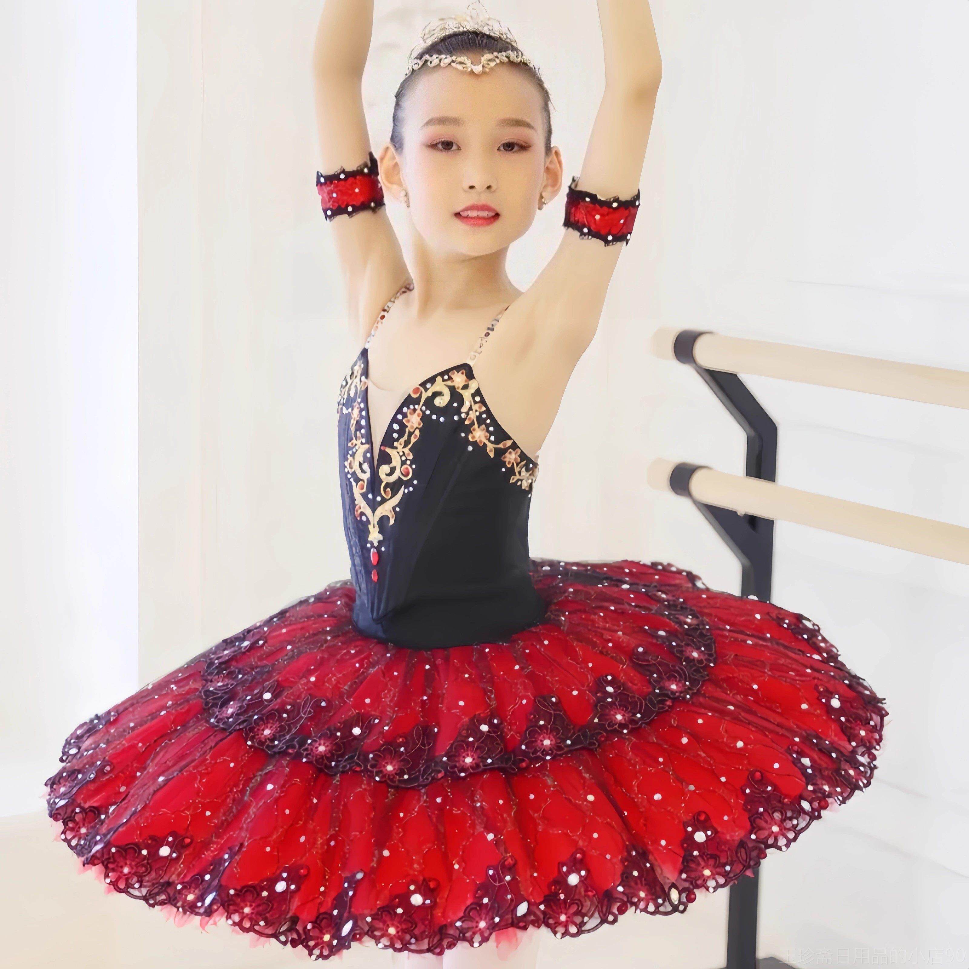 正品幼专儿芭蕾跳舞蹈演出服服业艾童斯米拉达比赛装女童表演服装
