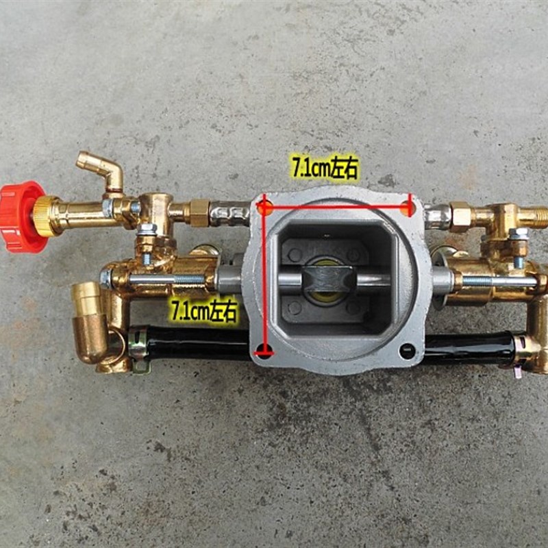 220V1.1千瓦手提式电动喷雾器配件果树农用高压泵打药机柱塞泵