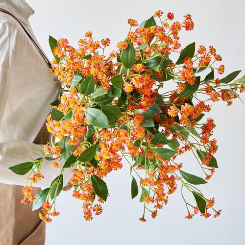 高档仿真花假花洋甘菊客厅餐桌花装饰花摆设室内插花电视柜花束