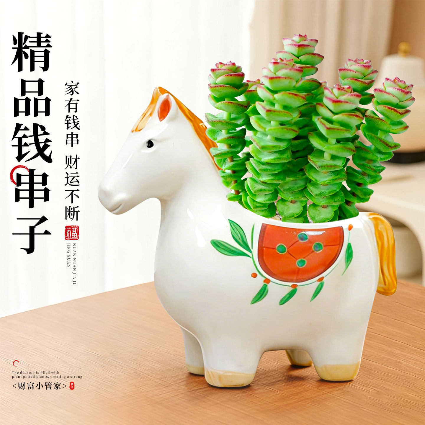 马上有钱串子盆栽多肉植物室内马年旺宅办公室桌面绿植幼儿园礼物,鲜花速递/花卉仿真/绿植园艺,多肉植物,淘宝优惠券,粉丝福利购,淘宝优惠卷