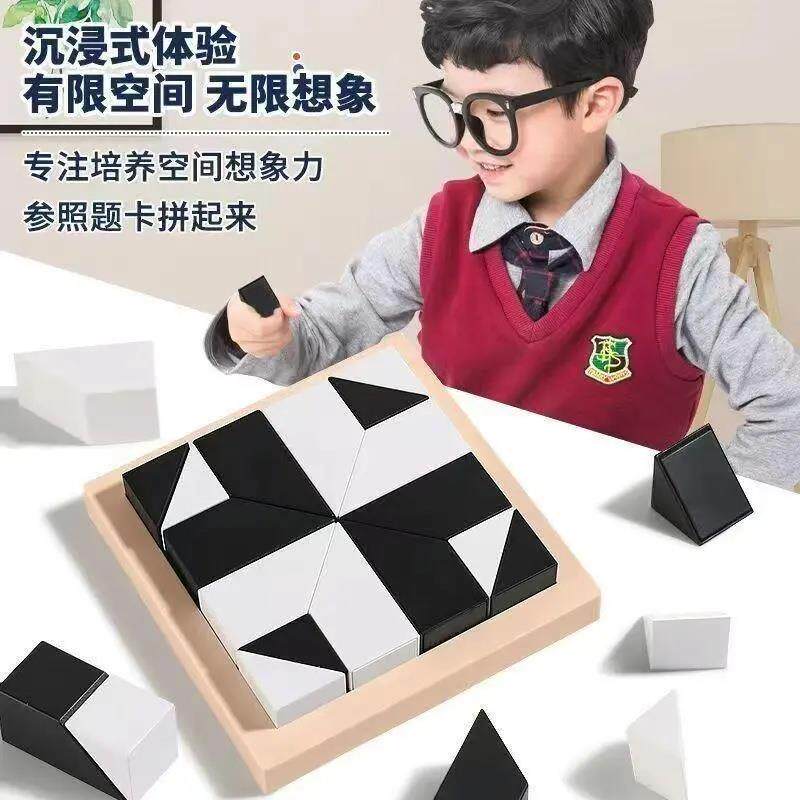 下【单立荐001减50木-老师推】益智隐藏积玩具提升思维开发智力K