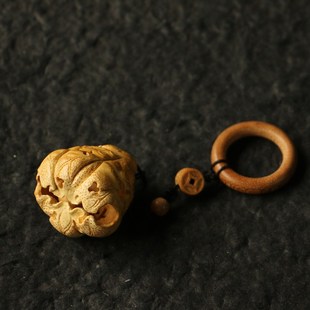 【铃铛】几十年满钉老竹根纯手工精工雕刻铃铛把件把玩竹雕工艺品