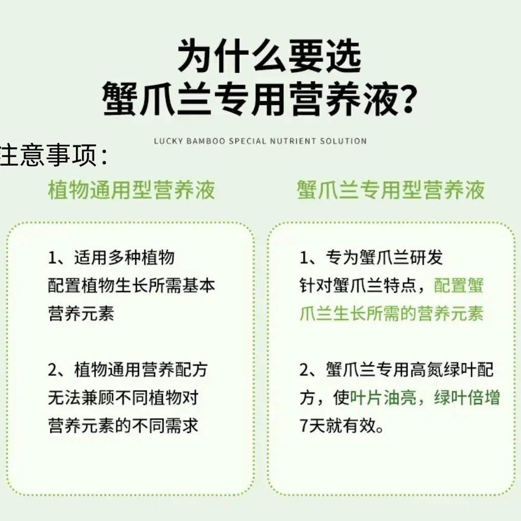 【厂家直销拍1发3瓶】蟹爪兰营养液专治叶子变软枯萎倒伏发黄植物