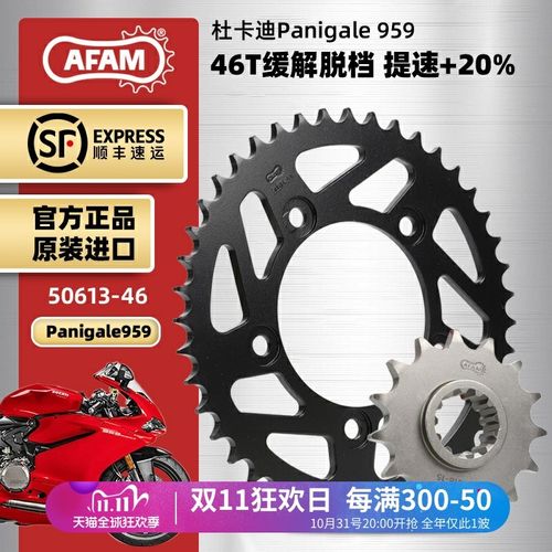 适用杜卡迪Panigale959大小链轮AFAM进口改装牙盘RK油封链条套装