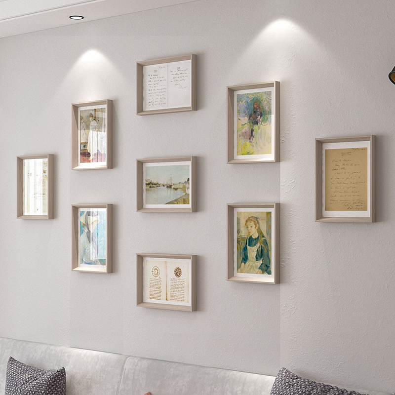 照片墙装饰墙相框组合创意挂墙客厅背景墙墙上相册墙免打孔相片墙
