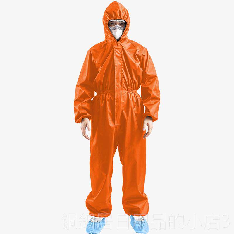 高档3531连体身防护服防水全防尘工业服加厚油可重复使用防防工作