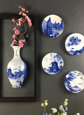 墙壁装饰品沙发背景墙装饰挂件墙上花盆壁挂房间布置进门墙面挂饰