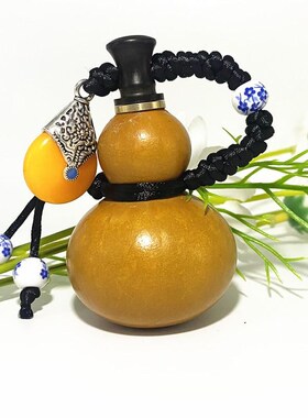 天然葫芦手把件摆件开口葫芦挂件精品迷你文玩客厅卧室随身小葫芦