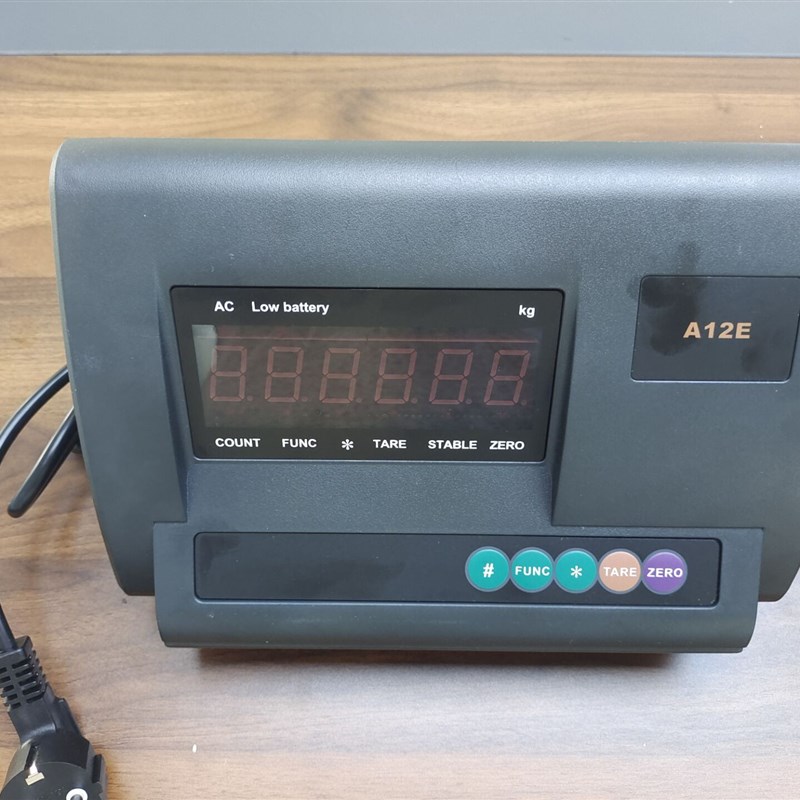上海耀华XK3190-A12+英文版欧标称重显示器电子秤小地磅出口表头