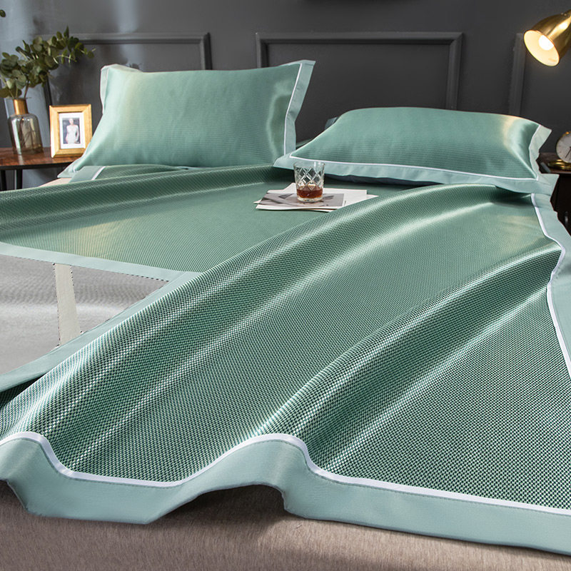 1200d夏季冰丝凉席三件套可水洗软席子空凋1.8床笠款裸睡凉感家用,床上用品,冰丝席,淘宝优惠券,粉丝福利购,淘宝优惠卷