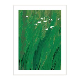 画治愈绿色风景装 Hyerim复刻艺术版 插画师Kim 饰画芯 特惠捡漏