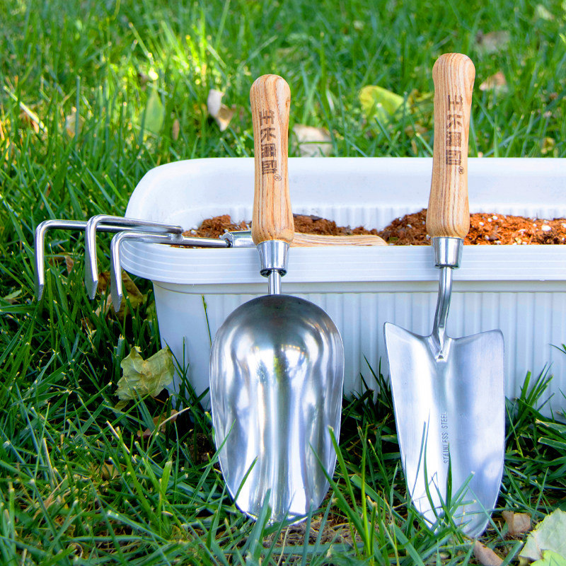 生长魔励不锈钢种花松土铲子小宽铲三爪耙养花锄草移盆园艺工具套,鲜花速递/花卉仿真/绿植园艺,园艺用品套装,淘宝优惠券,粉丝福利购,淘宝优惠卷