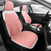 汽车坐垫四季 透气主驾驶车座垫 通用布艺高级感座椅垫半包座套冬季