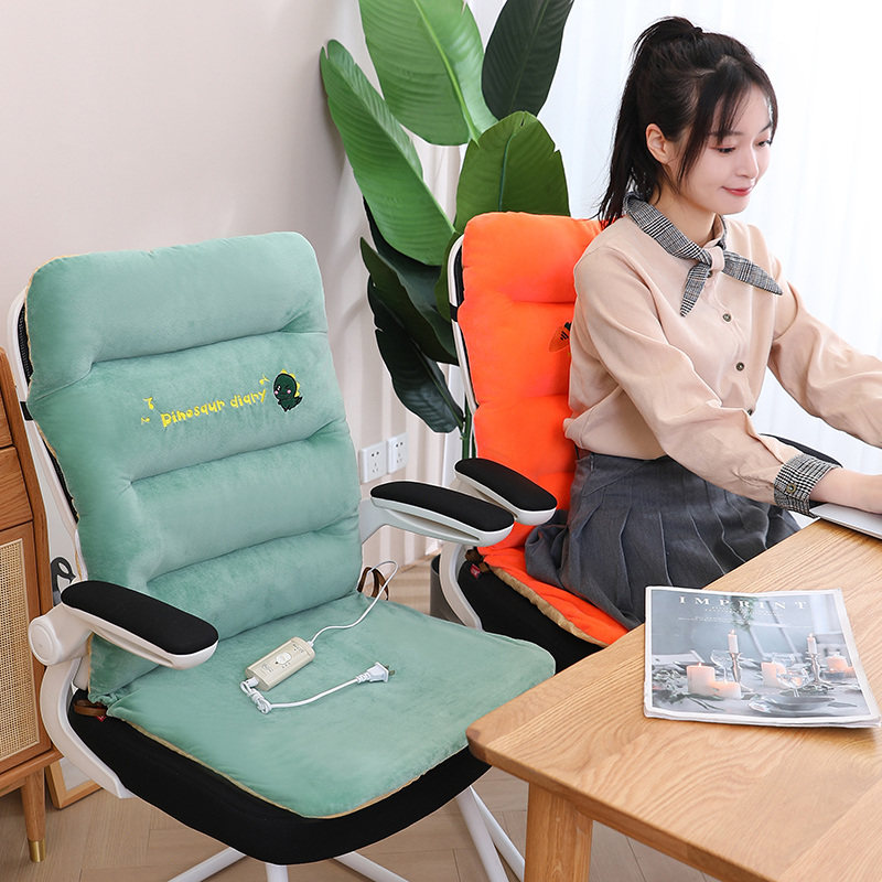 加热坐垫椅子垫办公室久坐护腰靠垫靠背一体电热屁股垫子椅子腰垫,居家布艺,椅垫,淘宝优惠券,粉丝福利购,淘宝优惠卷