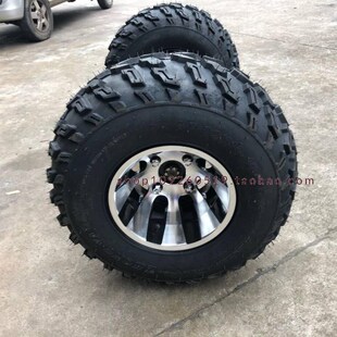 23X7 10轮胎铝合金轮毂 卡丁车22X10 四轮沙滩车10寸越野胎改装