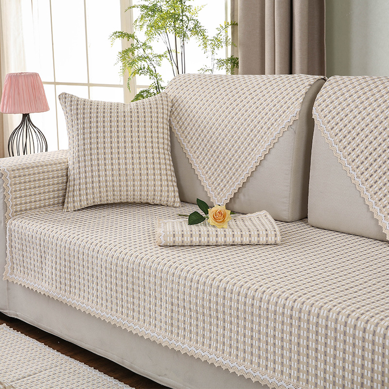 沙发垫简约现代全包布艺四季通用防滑坐垫组合欧式沙发套罩巾定做