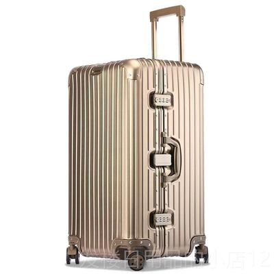 正品SHIN容E全铝镁合金行李箱男30寸拉I箱万向轮杆女32超大量旅行