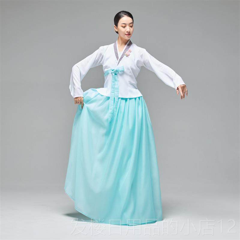 正品习韩国舞蹈表演服装，女子美术考试演服表蹈装，少数民族成人