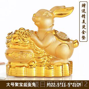 正品办猴年祥物陶瓷金猴子储钱罐金吉鸡物儿童存礼钱罐公室摆件