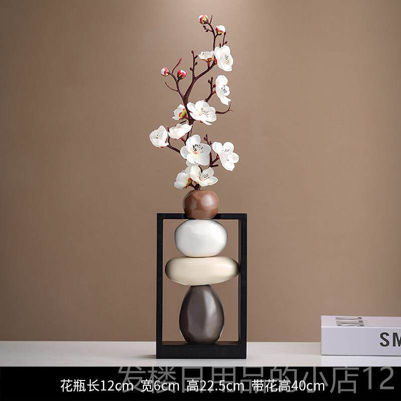正品现代新式高级感软摆家居玄关客装厅中装饰品门店软装装潢高档