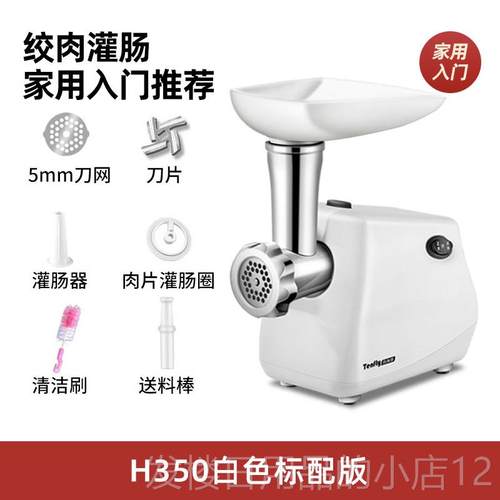正品Tenfly添美家电动绞肉机家用香用多功能小型馅绞灌肠商腊肠自