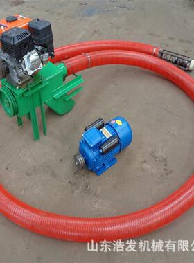 XTT农用式车载玉米粮机电动双吸管加抽麦机长大吸力胶管稻谷装运