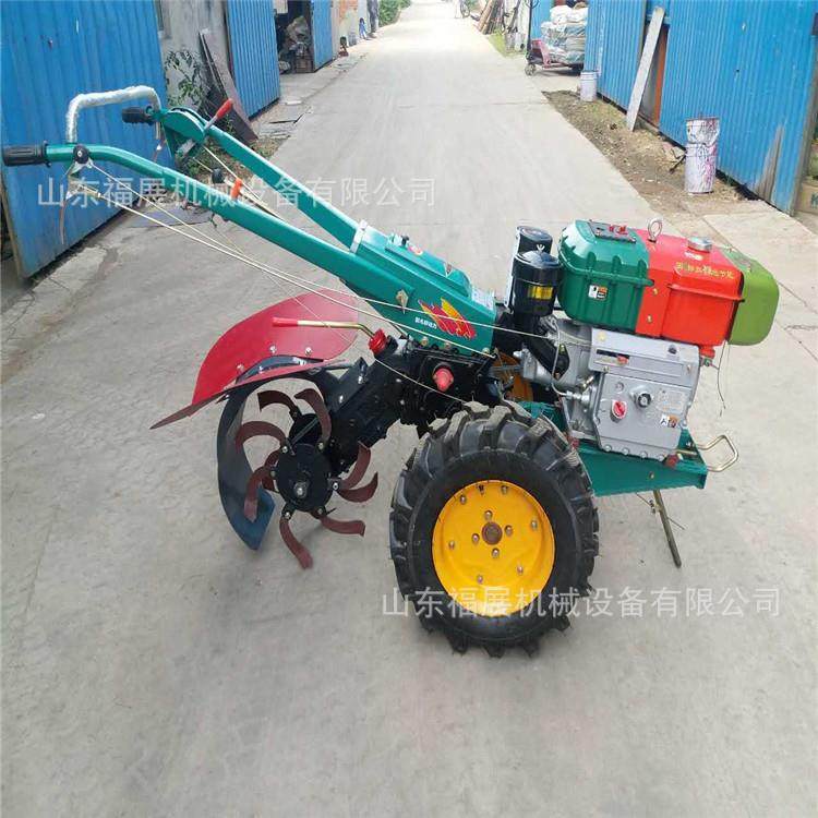 扶启动手扶拖拉旋耕机15GZH马力机手扶电打田机大马力手挠地打田