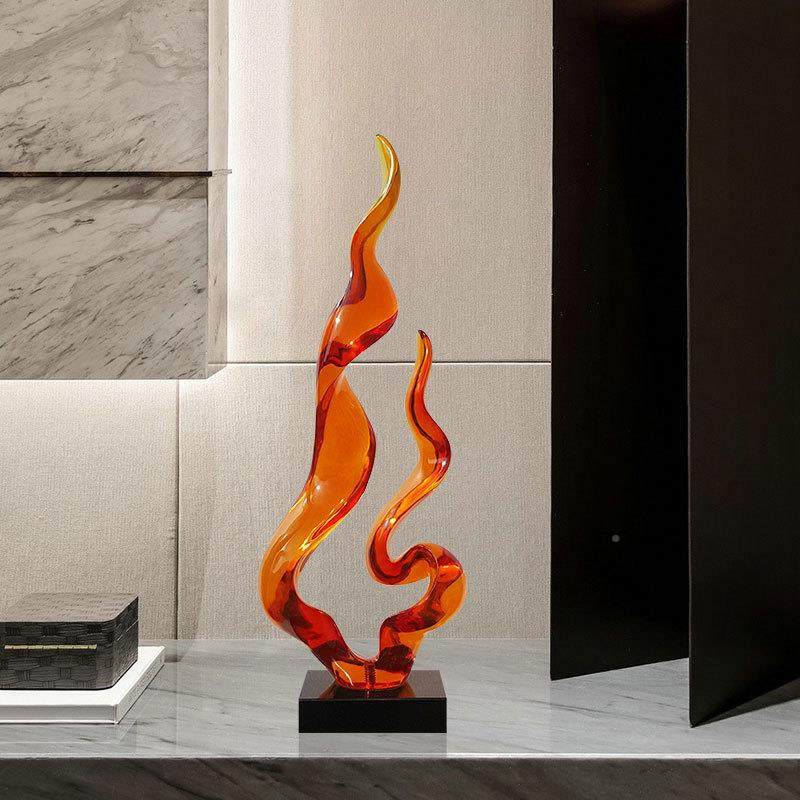 酒店大艺厅关装饰摆件抽象术透明水晶HCC树脂雕塑配饰艺品玄大工,鲜花速递/花卉仿真/绿植园艺,其它园艺用品,淘宝优惠券,粉丝福利购,淘宝优惠卷