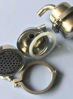 和豪空级气过0滤BFX器34生不锈钢快装式焊卫接式阻火器