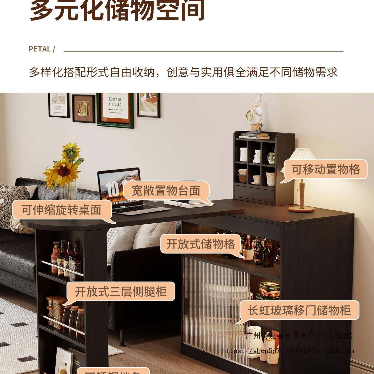 伸缩吧台餐边柜一可KFU体沙桌发边小户型餐桌隔断客厅柜家用玄关,鲜花速递/花卉仿真/绿植园艺,其它园艺用品,淘宝优惠券,粉丝福利购,淘宝优惠卷