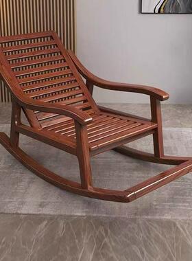 厅中式实木椅子躺休闲摇JXH摇摇椅椅客睡逍遥家用懒人阳台老午人