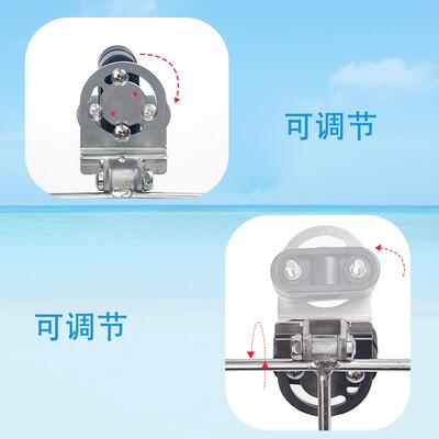 不锈钢寸7寸91寸浮球缓冲球1VEP防碰球防游撞球收纳架支架艇船用